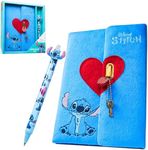 Disney Stitch Diary with Lock and Key - Gifts for Girls