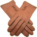 Tan Leather Gloves Womens