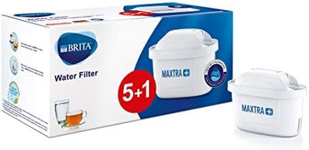 BRITA Maxtra+ German Engineered Water Filter Refill Cartridge, Compatible With Water Filter Jugs, Powerful Filtration With Microflow Technology, Improves Taste Of Water, Pack Of 5+1