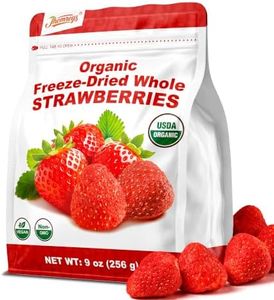Organic Freeze Dried Whole Strawberries, Dehydrated Fruits Dry Berries
