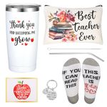 5 Pcs Teacher Gifts for Women, Teacher Appreciation Gifts, 20 Oz Teacher Tumbler, Teacher Gift Ideas, Teacher Birthday, Christmas, Graduation, Thanksgiving