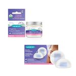 Lansinoh Organic Nipple Balm and Stay Dry Disposable Nursing Pads Bundle