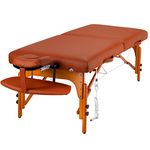 Master Massage 31" santana Therma Top Memory Foam Portable Massage Table Heating Warmer Beauty Bed-Mountain Red, 1 Count, 1 count (28696)