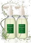 AROMATICA Rosemary Root Enhancer (2 Pack) 3.38oz/100ml – Dry Scalp Treatment with Rosemary Oil For Hair Growth – Free from Sulfate, Silicone, and Paraben