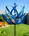 Cyan Oasis 91 inch Wind Spinners Ou