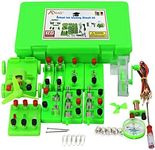 Physics Science Lab Electricity and Magnetism Experiment Kit,Electromagnetism Experiment Basic Electricity Discovery Circuit Kit for Kids Junior Senior High School Students