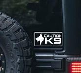 Caution K9 Decals and Stickers for 