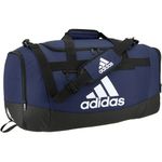 adidas Unisex-Adult Defender Training Medium Duffel Bag, navy, One Size Fits All