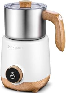AMZCHEF 8-in-1 Milk Frother and Steamer with 550W IH Induction Heating