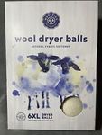(6) Woolzies Wool Dryer Balls: Our Big Wool Spheres Are Best fabric Softener, XL