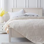 SunStyle Home Lightweight King Comforter - Comforter Duvet Insert- Quilted Comforters King Size - Reversible Bedspread for All Season Soft Cozy Quilt Blanket Down Alternative Bedding