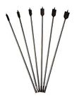 6-Pack Wood Spade Paddle Boring Drill Bits (16" Long)