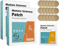 40 Count Sea Sickness Patch, MQUPIN Motion Sickness Patches- Relieves Dizziness from Seasickness and carsickness, Suit for Travel of Car and Boat Rides, Cruise and Airplane