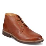 Hush Puppies Men's Detroit Chukka Ankle Boot, Cognac Leather, 8 M US