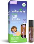 Wellements Organic Sleep Roll On, Bedtime Essential Oil for Baby 3 Months+, Free from Parabens, Artificial Flavors, Preservatives, 0.3 Fl Oz (Pack of 1)