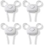 Safety 1st OutSmart™ Flex Lock, White, 4 Pack