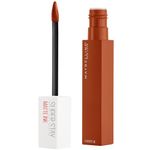 Maybelline New York Super Stay Matte Ink Liquid Lipstick, Long Lasting High Impact Color, Up to 16H Wear, Globetrotter, Brown Beige, 0.17 fl.oz