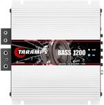 Taramps Bass 1200 Amplifier 1 Ohm 1200 Watts RMS 1 Channel Full Range Car Audio, Monoblock, LED Indicator, Level Control Class D, Crossover, Small amp