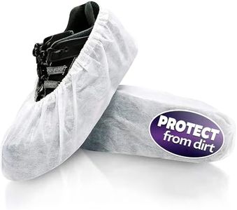 50Pairs Disposable Shoe Covers for Rain - 100Pcs Shoe Protector Medical Boot Cover Rain Shoes Sneaker Bottom Protector - Non Slip Shoe Covers Walking Boot Cover One Size Household Shoe Cover Kids