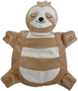 Sleepytot Baby Comforter with Dummy Holder - Soft Plush Baby Toys with Attachment to Hold a Pacifier or Teether, Machine Washable, Perfect Newborn Toy and Baby Gifts - Sloth