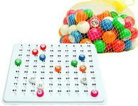 Bingo Balls and Recessed Check Tray 1-90 Bingo Game Bingo Caller