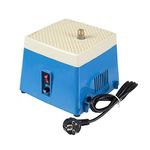 Bulipu Portable DIY Glass Grinder 220V Electric Stained Glass Diamond Automatic Art Grinding Tool, Blue