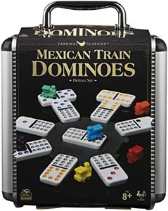 Cardinal Classic Games Mexican Train Dominoes Set w/Carry Case Kids/Toys 8y+