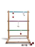 BS Toys Ladder game - Throwing game - Ideal for Indoors & Outdoors - Suitable for Children from 6 years - For an unlimited number of players - White & Red Balls - 75 x 55 cm