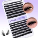 Individual Eyelashes Russian D Curl Cluster Lashes Fluffy Faux Mink 10-18MM Mixed 280Pcs Volume Eyelashes Extension Clusters DIY at Home by JIMIRE