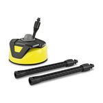Kärcher T 5 T Racer Patio Cleaner for High Pressure Washers Original Accessory, Twin Jet Rotating Arm, Ergonomic Surface Cleaner