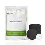 Kovoq Freestyle Libre 2 Sensor Covers, Waterproof Adhesive Patches 25 + 1 Reusable Hardshell Cover, 1-Hand Patching/Removing, No Glue on Sensor, Libre 1 & 2 CGM Sensor Patch, Breathable (Black)