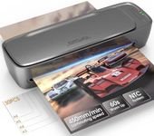 Qfun Laminator Machine 13 Inch Thermal Laminating machine 11x17 with Sheets, Cold Hot Lamination Machine 60S Warm Up Personal Laminator for Teachers, Large A3 Paper Laminate Kit for Office School Home