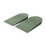 VersaLifts V2 Heel Lift Inserts (Pair) - Ideal for Cross Training, metcons, wods, Functional Fitness, HIIT, Squats, plyometrics, Green, L