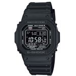 Casio Gents 43.00mm Solar Watch with Black Digital dial and Black Plastic/Resin Strap Strap GW-M5610U-1BER