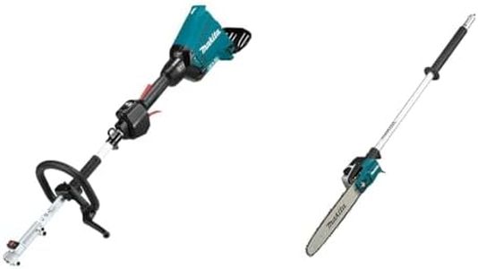 Makita DUX60Z Twin 18V (36V) Li-Ion LXT Brushless Split Shaft - Batteries and Charger Not Included & 191T38-7 Pole Saw Attachment EY403MP
