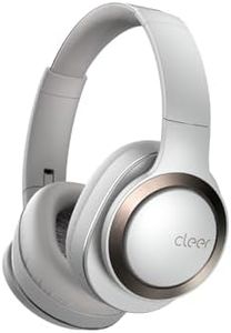 Cleer Audio, Enduro ANC Noise Cancelling Headphones, Long Lasting 60 Hour Battery, Ambient Sound Levels, Bluetooth Headphones, Smart Controls App - Light Grey