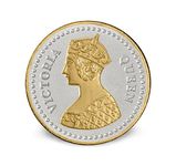 Queen Victoria Gold Silver 10 GMS 999 Silver Coin