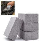 4 Pack Grill Griddle Cleaning Brick Block, Reusable Non-Scratch Pumice Stone Bricks, Pumice Griddle Cleaning Stone for Removing BBQ Grills, Pool, Sink