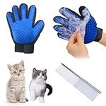 Bavooty Pet Dog Cat Grooming Glove,Gentle Deshedding Brush Glove,Dog Grooming Brush Glove,Pet Grooming Glove,Pet Brush Glove,Efficient Pet Hair Remover Mitt,Premium De-Shedding Glove for Easy,2pcs