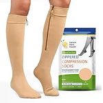 Zipper Compression Socks 15-20mmHg 