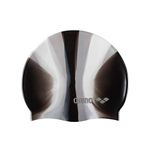 Arena Pop Art Unisex Adult Silicone Swim Cap Men and Women, Swimming Training Racing Pool Bathing Cap 100% Silicone, Pop Gray/Black, One Size Fits All