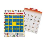 Melissa & Doug Flip to Win Travel Memory Game - Wooden Game Board, 7 Double-Sided Cards | Travel Games, Road Trip Essentials For Kids, Hangman Game For Kids, Memory Game For Toddlers And Kids 5+