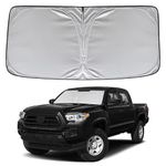 KAYZT Windshield Sun Shade for Toyota Tacoma 2016-2023 Foldable Sunshade Front Window Custom Fit Accessories