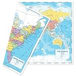 World Map Poster: 33" x 24" Large W