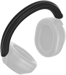 Joghaw Silicone Headband Cover for Sony WH-1000XM5 - Sweatproof Zippered Head Strap Protector - Anti-Scratch, Washable, Soft, for Gym & Travel - Black