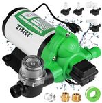 AOFOLO 33-Series Fresh Water Pump 110V AC 4.0GPM/15.0LPM Water Diaphragm Self Priming Pump with 50PSI/3.5BAR Pressure Compatible for Home Garden Camping Lawn