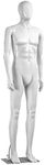 SereneLife 73'' Male Mannequin, Full Body Dress Form with Adjustable Posture, 360° Rotating Head, Flexible Hands & Legs for Easy Positioning, Durable Metal Base, Perfect for Clothing Shops