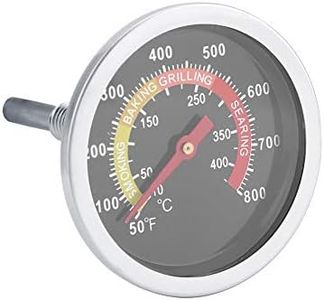 Stainless Steel BBQ Thermometer, Thermometer Ranges from 50℉ to 800℉ Fahrenheit, for any Grill, BBQ, or Oven