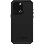 OtterBox iPhone 15 Pro MAX (Only) FRĒ Series Waterproof Case with MagSafe (Designed by LifeProof) - BLACK, Waterproof, 60% Recycled Plastic, Sleek and Stylish