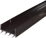 Weathertight Vinyl Seal Fins, U- Shaped Door Weather Stripping Bottom - MD Building Products 05991